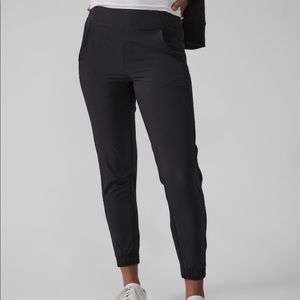Athleta BlackTextured Brooklyn Jogger